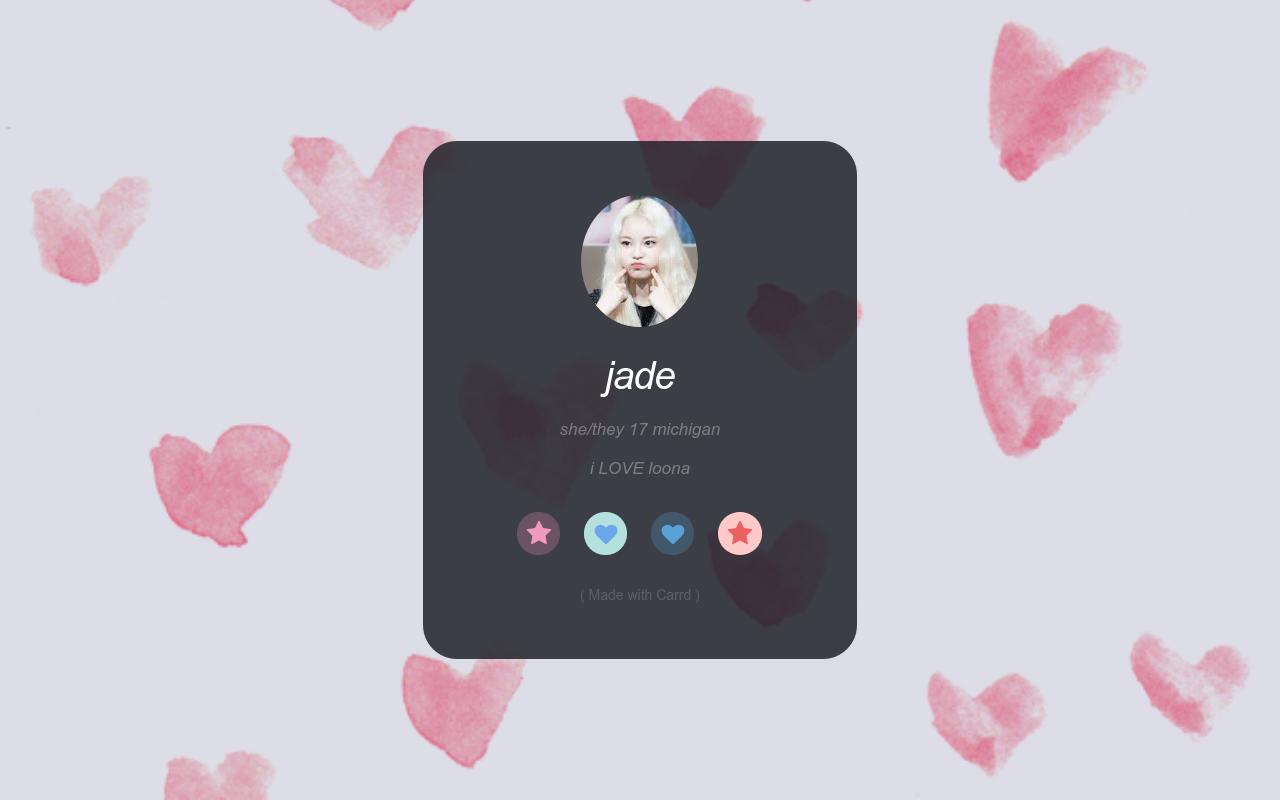 Carrd profile picture for @fairies